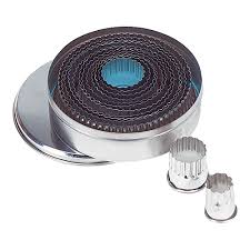 Ausstecherset RVS gerippt - 14 pcs